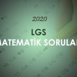 2020 lgs matematik soruları çöz