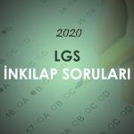 2020 LGS İnkılap Tarihi Soruları Çöz