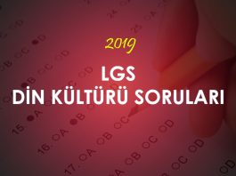 2019 LGS Fen Bilimleri Soruları Çöz