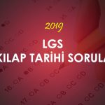 2019 LGS İnkılap Tarihi Soruları Çöz
